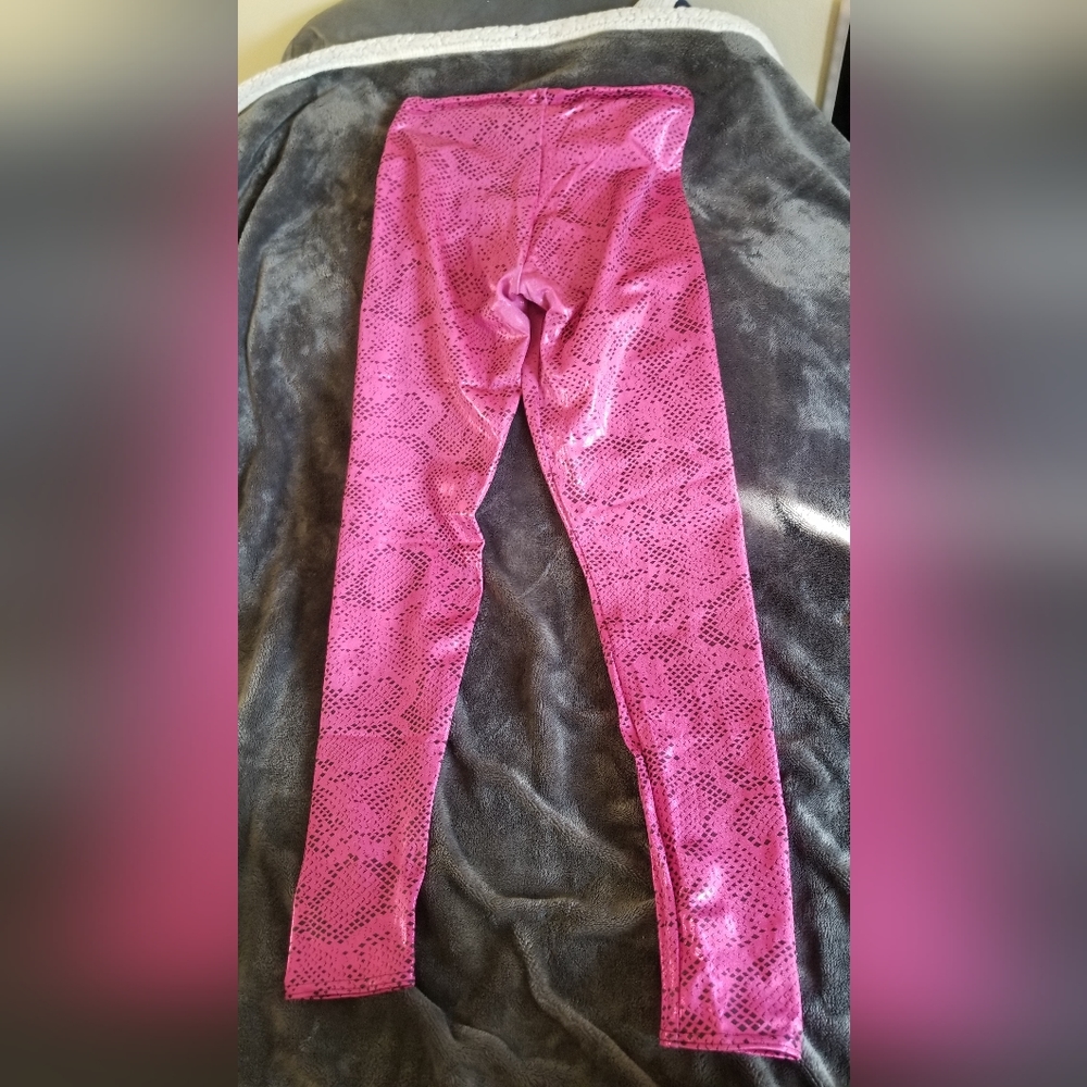 Black Milk Snakey Pink leggings